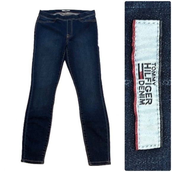 Tommy Hilfiger Blue Skinny Pull On Jegging Jeans - Picture 1 of 10